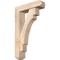 Ekena Millwork Merced Craftsman Smooth Bracket w/ Offset Brace, Douglas Fir, 5 1/2"W x 20"D x 32"H BKT0604X20X32MRC04SDF - alternate 1